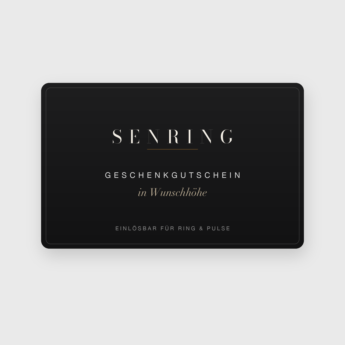 Senring Geschenkgutschein